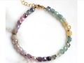 14K Yellow Gold Fluorite Bracelet