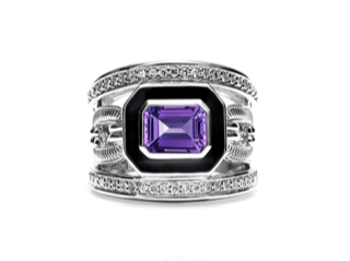 Sterling Silver Amethyst Ring