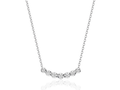 14K White Gold Diamond Necklace